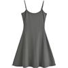 CABULE Abito Sottoveste, vestibilità Slim Femminile, Gonna a Trapezio con Schiena Scoperta e Orlo Ampio