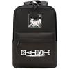 famesale Zaino Death Note Anime Ryuk L Lawliet Cosplay Bookbag Daypack Borsa per Laptop Borsa per Scuola Borsa per Computer per Unisex