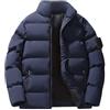 Generico Giubbotto Uomo Pesante Invernale Lucido Antivento Impermeabile Comodo Jacket Caldo Casual Multitasche Antivento Invernale Comodi Giubbotti Slim Fit Elegante Giubbotto Giubbotto Giacca Piumino