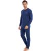 o-day De Fonseca Pigiama Uomo Cotone Lungo Leggero Maniche Lunghe Pantalone