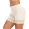 YARRCO Lace Anti Chafing Shorts for Women Seamless Slip Shorts for Under Dresses Boyshorts Safety Shorts Underwear