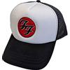 Rock Off officially licensed products Foo Fighters Cappellino da Baseball FF Band Logo Nuovo Ufficiale Nero Trucker Size One Size