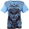 GURU SHOP Sure - Maglietta da uomo con Buddha, effetto stropicciato | Morbido cotone, facile da pulire, comodo da indossare, look vintage alla moda