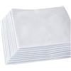 HANKYTEX Bianco Uomo Fazzoletti, 100% Cotone Morbido Hankie (12 Pezzi)