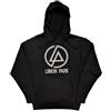 Rock Off officially licensed products Linkin Park Felpa con Cappuccio Concentric Band Logo Nuovo Ufficiale Unisex Nero