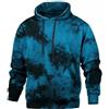 keephen Felpa con Cappuccio da Uomo Tie-Dye 3D all Over Print Manica Lunga con Cappuccio Pullover Felpa Sport Tops