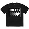 Rock Off officially licensed products Idles Gradient Heart T Shirt