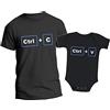 t-shirteria - Coppia Maglietta e Body intimo da giorno Neonato - Idea Regalo per Festa del Papà - T-shirt Padre e Figlio a Manica Corta, 100% Cotone, Leggera e Traspirante