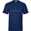 shirt84 Enduro Herzschlag Shirt84.de - Maglietta da uomo blu navy XXL