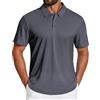 COOFANDY Polo Uomo Estate Sport Maniche Corte Polo Tinta Unita Slim Fit Golf Polo T-Shirt