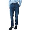 Gianni Lupo Jeans Uomo Kenson Skinny Fit Elasticizzato Denim Scuro con Tasche Americane Taglia 42 (Acquista Una Taglia in Meno Esempio la 42 è Adatta a Chi Indossa normalmente la 44)