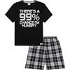 thepyjamafactory Ragazzi There's a 99% Chance I'm Hungry Corto Cotone Pigiama