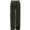 RIDDLED WITH STYLE Pantaloni da donna alla moda da strada, svasati, a gamba larga, con tasche, leggeri, in velluto, taglie forti, a palazzo, gamba larga, con elastico in vita, taglia 46-52