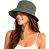 SHINCHIC Cappello da pescatore impermeabile UPF 50+ con tesa ripiegabile per donne e | Nylon leggero con UPF 50+, tessuto impermeabile, corona in rete traspirante, design pieghevole, regolatore posteriore e