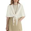 ACUSHLA Sciarpa triangolare da donna in 100% lana merino, pashmina | 100% lana merino con effetto cashmere, ultra morbida, calda e traspirante. Elegante sciarpa triangolare con chiusura ad