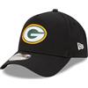 New Era NFL Berretti Football Americano Cappello Cappellino da Baseball Visiera Curva Regolabile 9Forty A-Frame Nero