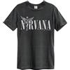 Amplified In Utero Maglietta Nirvana Adulto Unisex (XS) (Carbone)