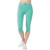 BeGood - Legging Capri Melange Pancia Piatta. Drenante, idratante, Effetto Pancia Piatta. Snellisce Mentre Fai Sport