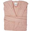 Bassetti Time Accappatoio Spugna con Cappuccio Uomo Donna Unisex da 360 g/mq (S, Rosa Antico)