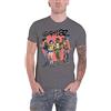 Gorillaz T-Shirt Group Circle Rise Band Logo Nue Ufficiale Uomo Blu Zaffiro