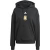 adidas Argentina Felpa con Cappuccio Nero Donna AFA