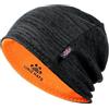 Lvaiz Hats Winter Fleece Lined Knitted Beanie Hats for Men Reversible Windproof Watch Hat Warm Skull cap for Women