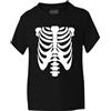 Print4U Skeleton Halloween T Shirt Boys Girls Ages 1-13