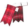 BELGLY Calze da kilt da uomo, con fibbie regolabili, tinta unita e tartan, giarrettiera in lana acrilica a punta