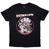 Rock Off officially licensed products System Of A Down Mushroom People T Shirt Size L