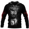 JJLLAZAD Felpa con Cappuccio Unisex Christian, God Jesus 3D Print Full Zip Felpa Casual Allentata Autunno Manica Lunga Cross Harajuku Jacket