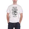 Peaky Blinders Ufficiale T Shirt The Shelby Brothers Distressed Logo Uomo Nero