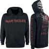 Iron Maiden The Book of Souls Eddie Uomo Felpa con Cappuccio Nero 70% Cotone, 30% Poliestere Regular