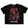 Rock Off officially licensed products Slayer Reign in Blood Crop Top