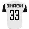 JUVE Maglia BERNARDESCHI Juventus Juve Replica Ufficiale 2017-18 Bambino Uomo Adulto Home (cm:Spalle 42,Torace 48,lungh.60-Anni 10)