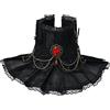 GRACEART Vittoriano Alto Collo Gorgiera Collare Fronzolo Cammeo Collana Girocollo