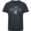 Recovered NFL t-Shirt Jersey Football Americano Tifoso Camicia Nera Estate Logo