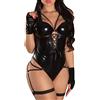 Generico Lingerie Donna Completo Intimo Seducente Tutina Provocante Rete Super Sensuale Sexy Vestitino Cattive Vestito Sexyshop Aperto Abbigliamento Buco Biancheria