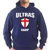 Settantallora - Felpa con Cappuccio KJ1394 Ultras Samp Terrace Style