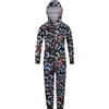 thepyjamafactory Ragazzi Gamer Controller Videogioco Gioco Tuta da Gioco Nero Blu