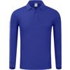 Rfmfkkg Polo da golf da uomo, a maniche lunghe, con risvolto, tinta unita, con bottoni