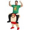 Morph Costume Lottatore a Cavalluccio Adulto, Costume Halloween Adulto | Tuta Integrale Arancione, Cintura da Campione & Gambe Posticce, Perfetto per Halloween, Sempre un Successo