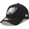 New Era NFL Berretti Football Americano Cappello Cappellino da Baseball Visiera Curva Regolabile 9Forty A-Frame Nero