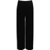 FASHION FAIRIES Pantaloni da donna a palazzo a gamba larga in velluto elasticizzato in vita pantaloni da donna alla moda da strada svasati a gamba larga con tasche leggeri in velluto pantaloni UK 14-28, Nero