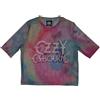 Rock Off officially licensed products Ozzy Osbourne Logo Mesh Crop Top