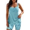 nnOuOnn Set tankini da donna con pantaloncini, controllo della pancia, costume da bagno modesto costume da bagno modesto costume da bagno aderente stampato boxer da donna costume da bagno regolabile reggiseno