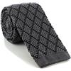 Michelsons of London Skinny Diamonds Silk Knitted Tie