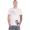 TUPAC SHAKUR Tupac 2Pac T Shirt A River That Flows Forever Nuovo Ufficiale Unisex Bianca Size L