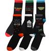 Soxy Confezione da 6 calzini da uomo Best Dad, in cotone, taglia 39-46, multicolore, 6-11
