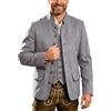 YOSUWOAI Giacca tradizionale da uomo per Oktoberfest, con colletto alto, leggera e sportiva, per costume tradizionale bavarese