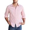 Halfword Camicia Quadri Uomo Maniche Lunghe Popeline Cotone Tradizionale Oktoberfest Botton-Down